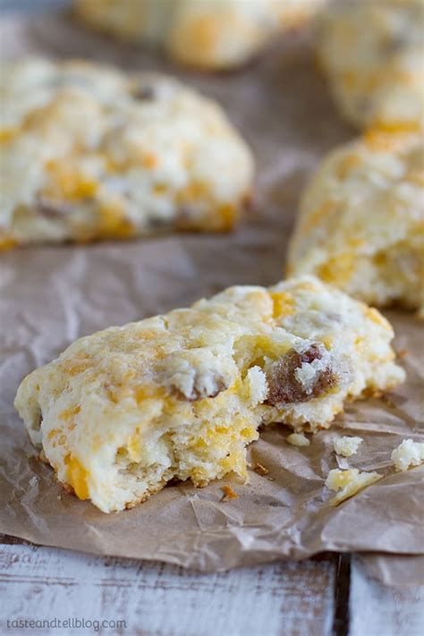 Sausage And Cheese Biscuit Recipe Taste And Tell