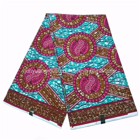 Fashion Design Cotton Holland Ankara Double Sided Wax Print Fabric