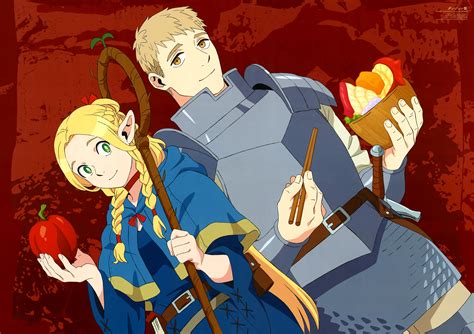 Delicious in Dungeon: Laios & Marcille 4K Ultra HD Anime Wallpaper