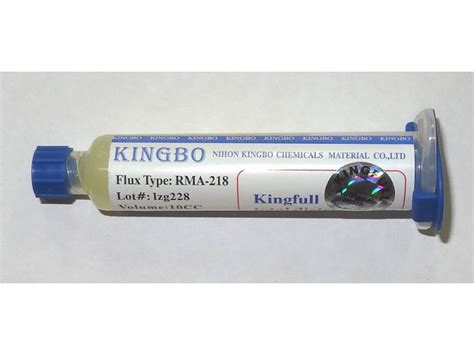 Флюс Kingbo RMA-218 (10cc)
