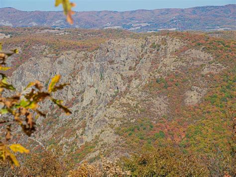 Mountain Rodopi Landscape Autum Colors Stock Image Image Of