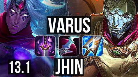 VARUS Karma Vs JHIN Cait ADC 3 0 14 Rank 2 Varus Rank 7 KR