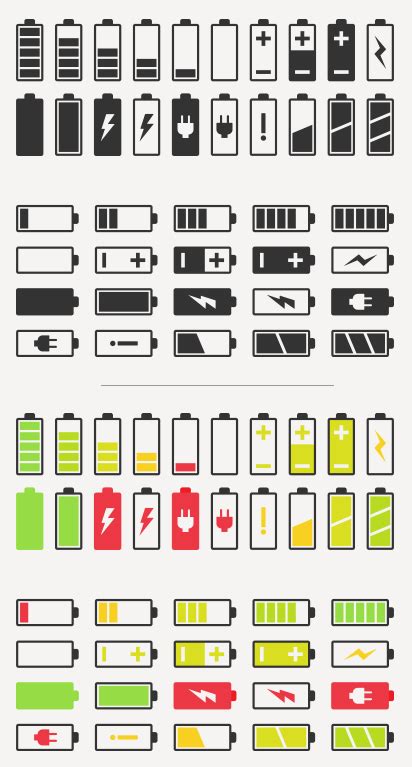 Iphone Battery Icon Vector #166482 - Free Icons Library