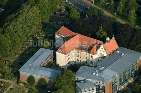 Luftaufnahme Aurich Schulgeb Ude Des Gymnasium Ulricianum In Aurich