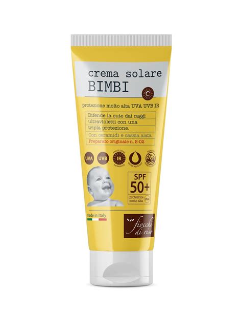 Crema Solare Bimbi 50 Di FIOCCHI DI RISO 100 Ml