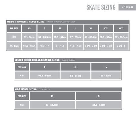 Bern Helmet Size Chart