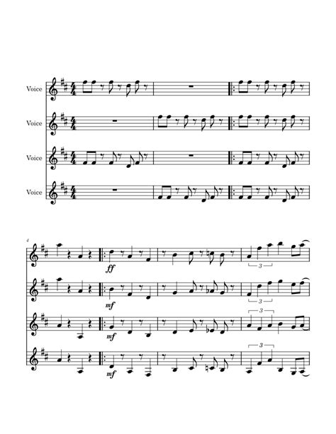 Super Mario Brothers Koji Kondo Sheet Music For Vocals Brass Quartet