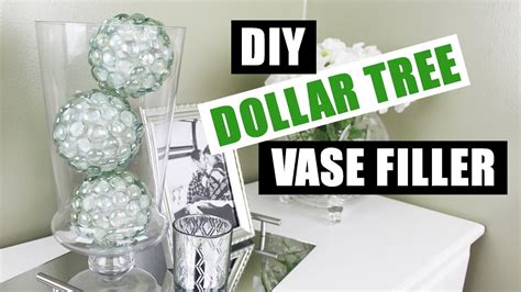 DIY DOLLAR TREE BLING VASE FILLER Easy Cheap DIY Dollar Store Glam