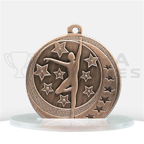 Dance Wayfare Medal Mm Bronze Alpha Trophies