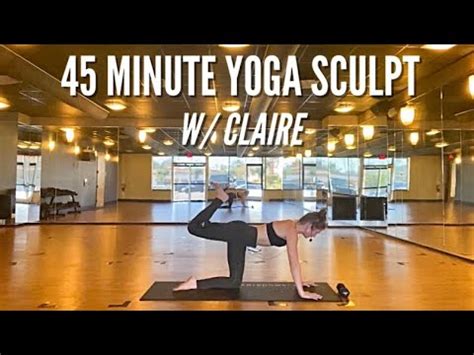 Minute Yoga Sculpt Full Body Workout Youtube