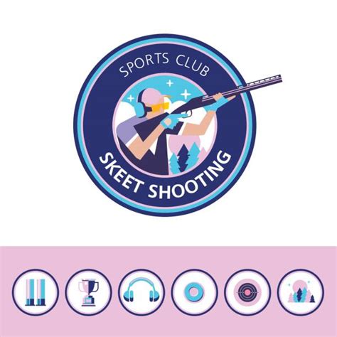 Royalty Free Skeet Shooting Clip Art Vector Images And Illustrations