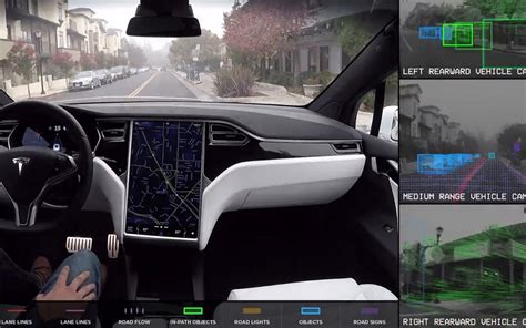 Tesla Releases New Self Driving Demonstration Video With Real Time Tesla Vision Feed Electrek