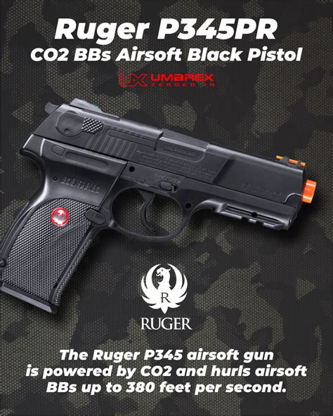 Umarex Ruger P345pr Co2 Bbs Airsoft Black Pistol Sports And Gadgets