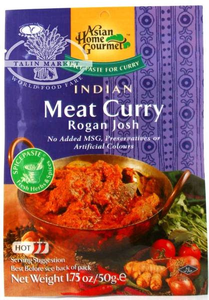 Asian Home Gourmet Indian Meat Curry Rogan Josh Sauce – Talin Market ...