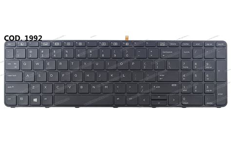 TECLADO HP PROBOOK 450 455 470 G3 G4 MARCO BACKLIT BK US ORIG