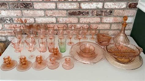 Pink Depression Glass - Your Guide To Patterns, Value, etc.