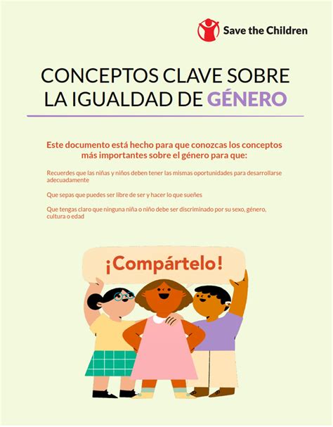 Conceptos Clave sobre la Igualdad de Género