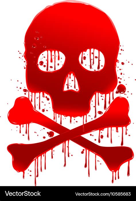 Bloody Skull And Crossbones