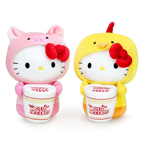 Nissin Cup Noodles® X Hello Kitty® Chicken Cup Medium Plush