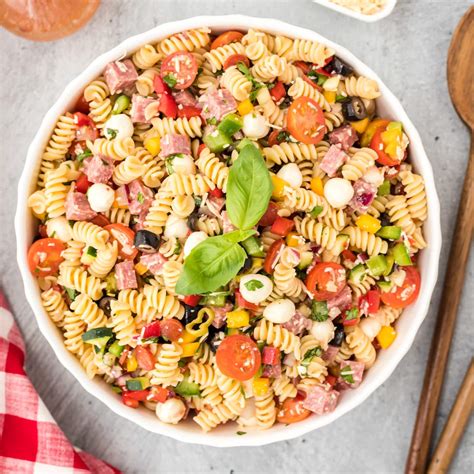 Italian Pasta Salad With Pepperoni