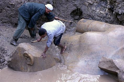 Archaeologists Uncover Massive Statue Of Pharaoh Ramses Ii