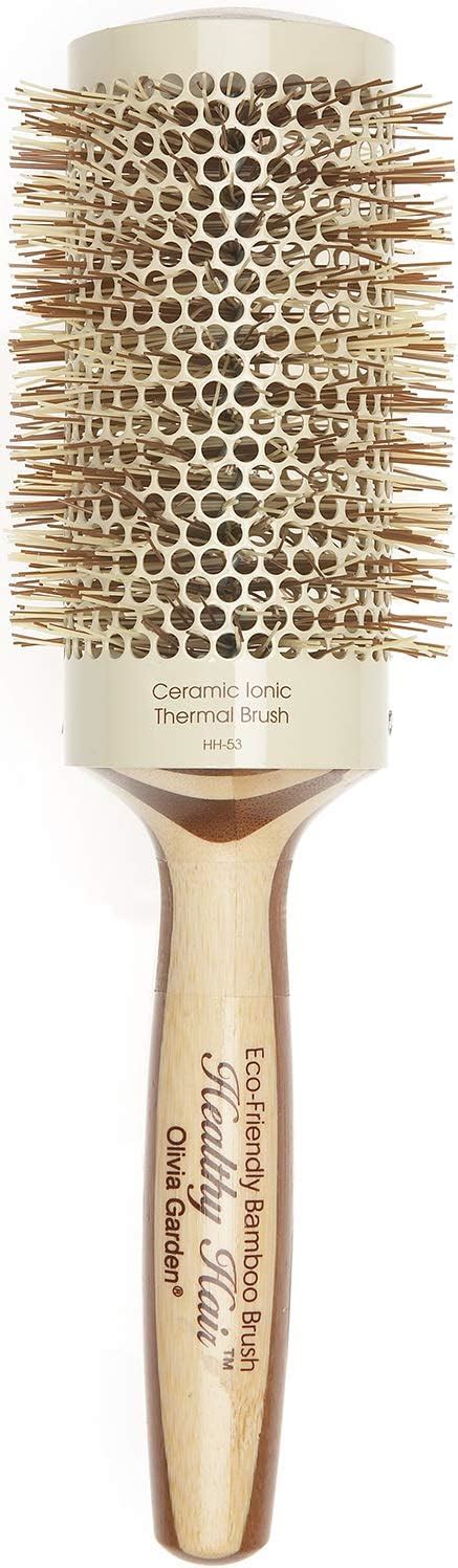 Olivia Garden Healthy Hair Brosse Ronde Thermale En Bambou Diam Tre