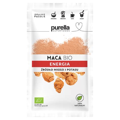 Purella Superfoods Maca Bio Witalno Energia Witamina B