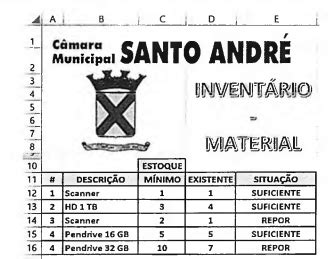 Observe A Planilha Abaixo Criada No Software Excel Do Pacot