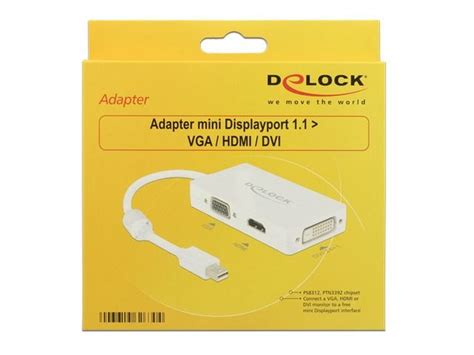 Adapter Mini Displayport Hdmi Vga Dvi Delock Delock Sklep Empik