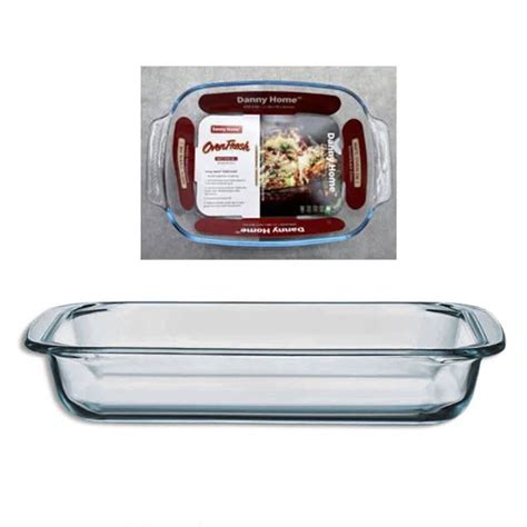 Danny Home Pyrex Glass Rectangular Oven Pan 2 Liter Kp017 Homecartpk