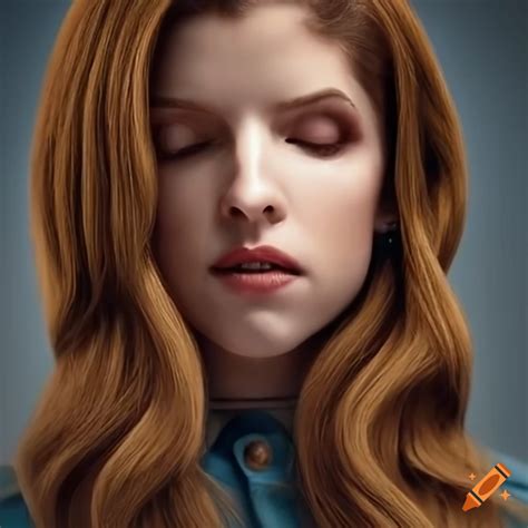 Close Up Portrait Of Anna Kendrick On Craiyon