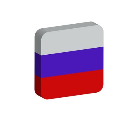 Premium Vector Russian Flag