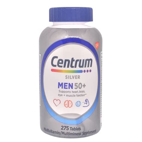 Centrum Silver Multivitamin Multimineral Supplement Men 50 275 Tablets Lazada Ph