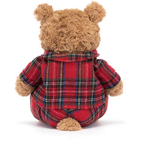 Jellycat Bartholomew Bedtime Teddy Bear Plushpaws Co Uk