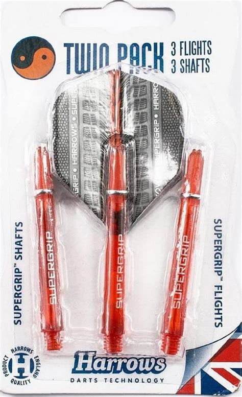 Harrows Darts Twin Packs Shaft And Flight F001 18 Grms Orange