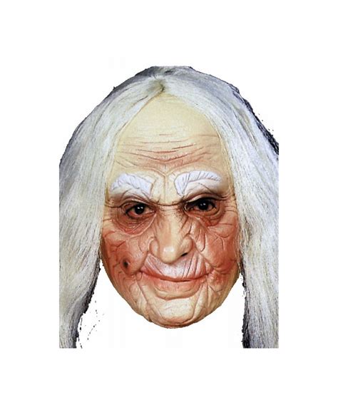 Old Lady Halloween Mask Costume Mask