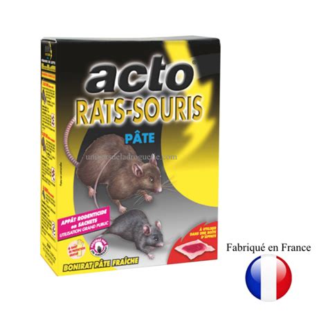 Pâte appat rats souris ACTO