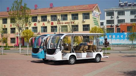 Seater W Four Wheel Sightseeing Electric Golf Cart Bus For Hotel