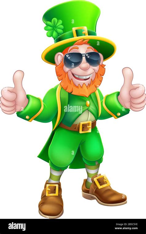 Leprechaun St Patricks Day Cartoon Character Stock Vector Image And Art