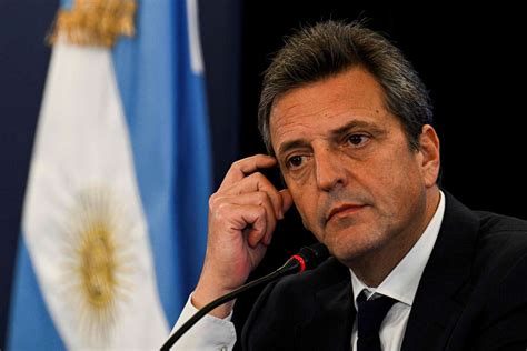 El Ministro De Economía Sergio Massa Será El Candidato Presidencial