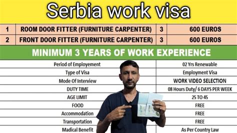 Serbia Work Visa Serbia Work Permit Visa Serbia Visa Youtube