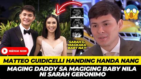 Matteo Guidicelli Handing Handa Nang Maging Daddy Sa Magiging Baby Nila