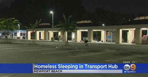 Oc Requests Help To Curb Growing Homeless Encampment At Newport Transit