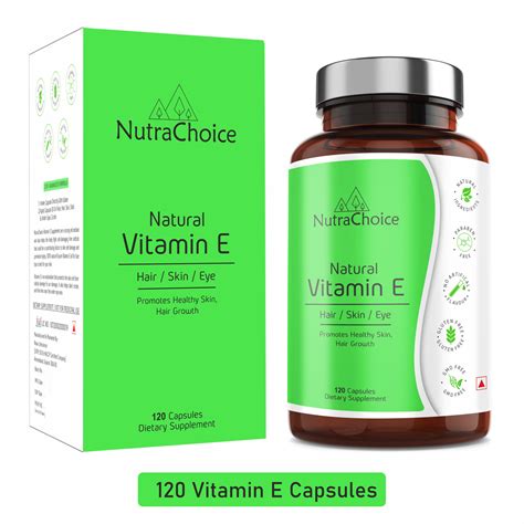 Buy Vitamin E Capsules at Best Prices in India @ NutraChoice