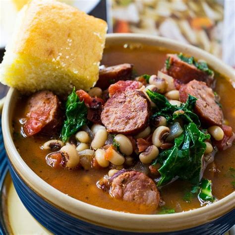 Black Eyed Pea Stew With Sausage And Kale Recipe Black Eyed Peas