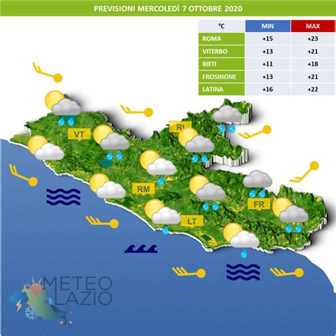 Meteo Lazio Previsioni Oggi E Domani Meteo Lazio