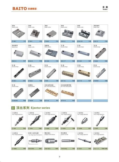 Precision Injection Mold Part Sankyo Koku Kokus Kocu K Slider Core