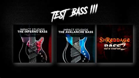 Test Tone Bajos Rock And Metal The Inferno Bass The Avalache Bass