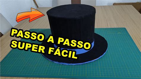 COMO FAZER UMA CARTOLA DE PAPELÃO DO ZERO SUPER FÁCIL YouTube