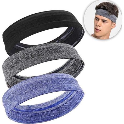 3 Pièces Bandeau Sport Anti Transpiration Bandeau De Sport Bande De